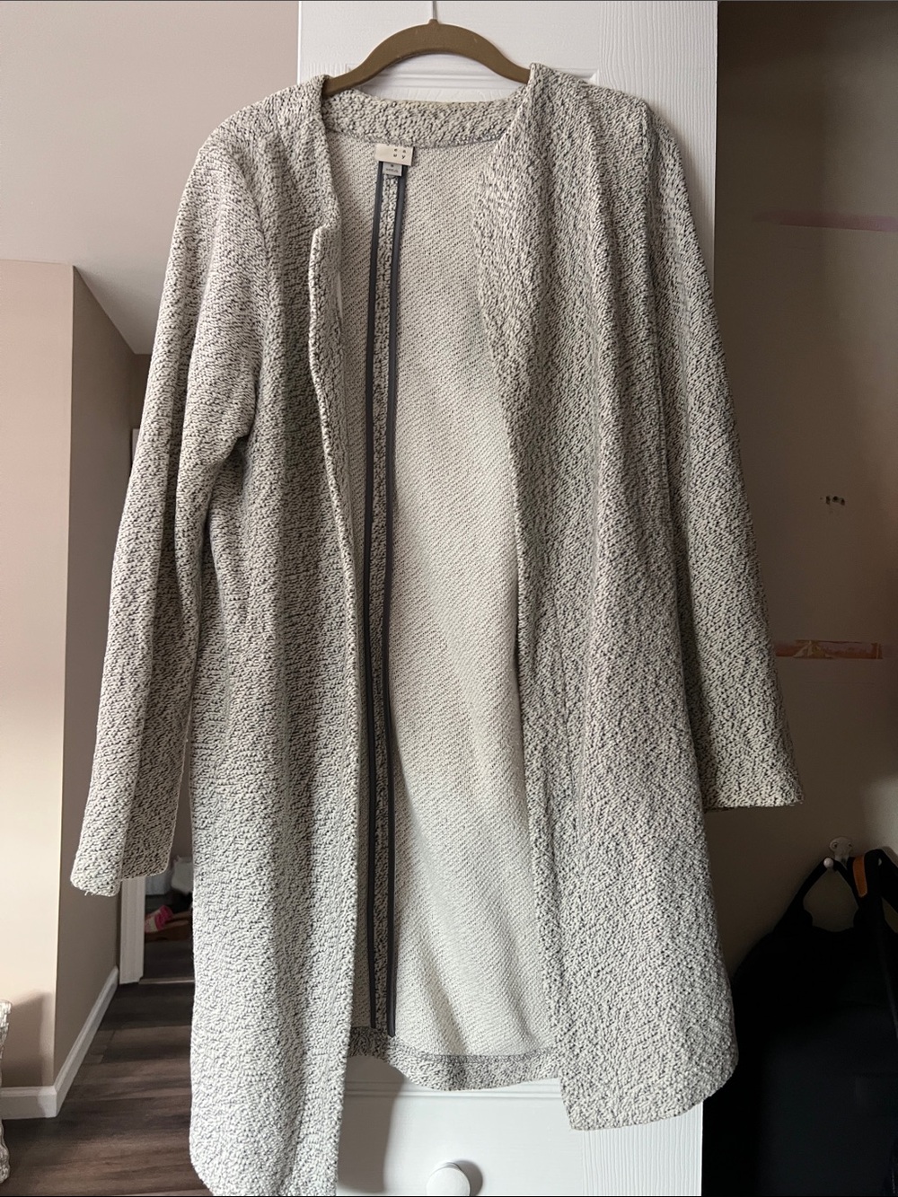 a new day Cream Bouclé Open Front Coat